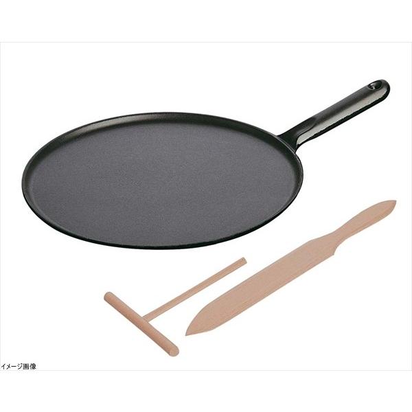 ストウブ　パンケーキ パン 30cm クレープ　ガレット Staub ストウブ Pancake Pan Wooden Handle Round パンケーキパン