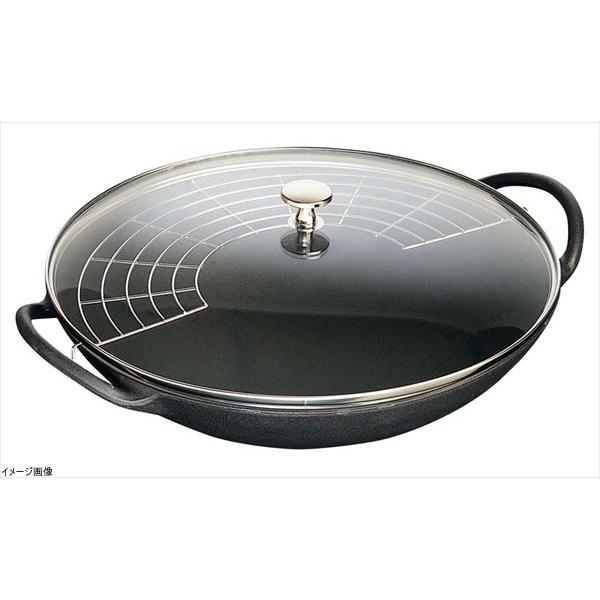 staub (ストウブ) ウォック ４０５０９−３９８黒 フライパン-調理器具-鍋、グリル