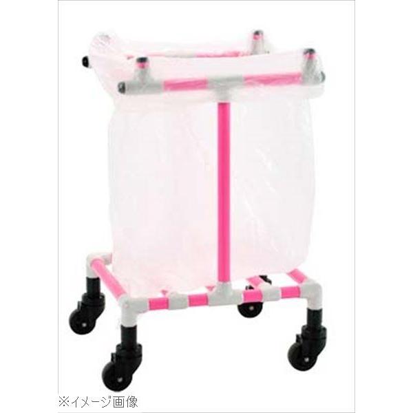 イレクター ゴミカート（ゴミ箱台車）９０Ｌ ピンク（Ｐ１）