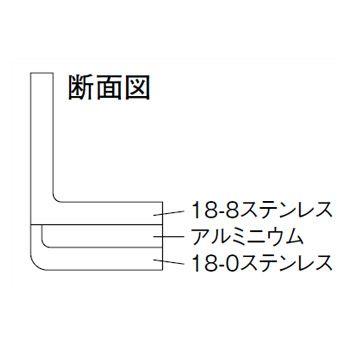 （ステンレス） プロシェフ 片手鍋 深型 IH 蓋無 30cmの画像
