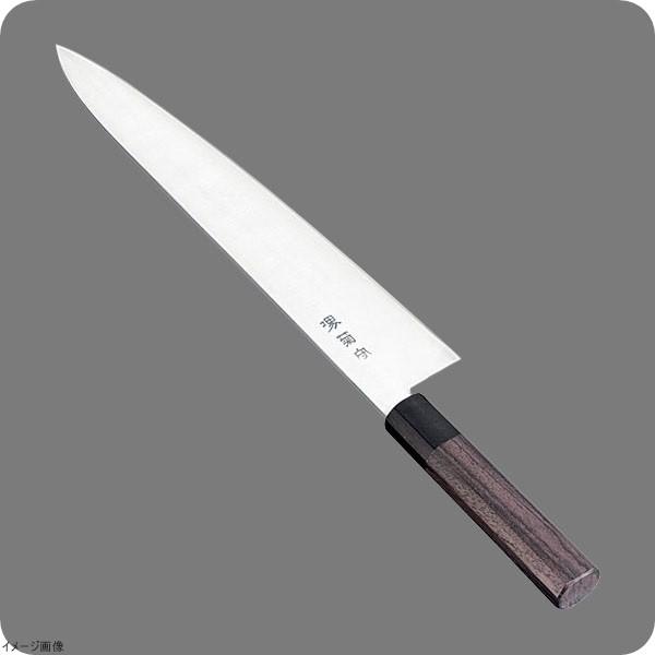 堺菊守 和式 牛刀（両刃）紫檀柄 ３０cm