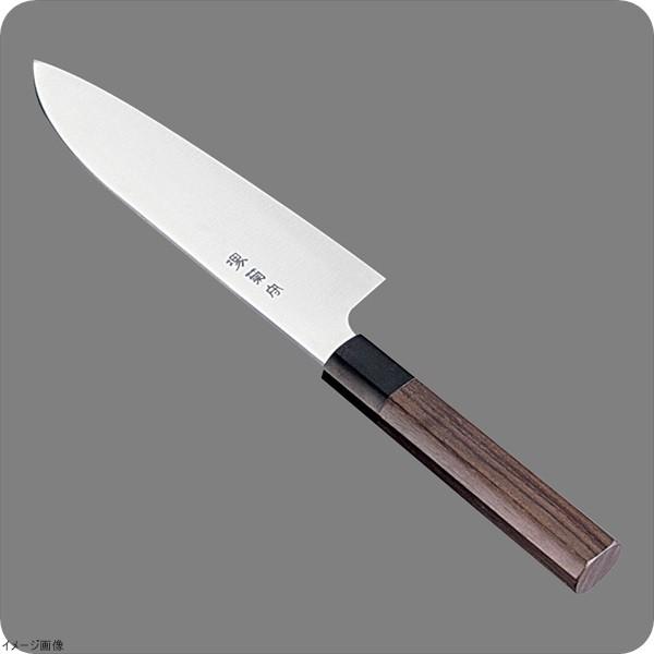 堺菊守 和式 三徳（両刃）紫檀柄 １７cm