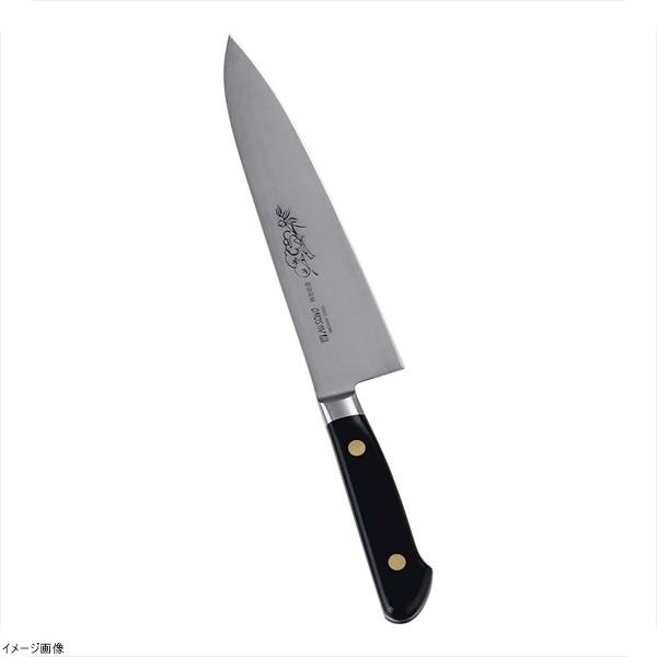 ミソノ・スウェーデン鋼（花彫刻入）牛刀 No.１１１Ｍ １８cm