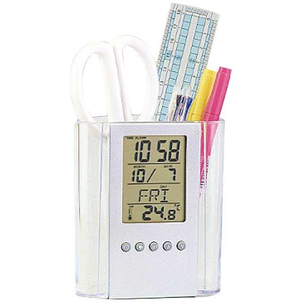 ナニワインターナショナル カレンダークロックペン立て付 SC-1413 |  | 01