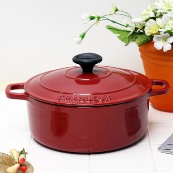 シャスール（CHASSEUR）ラウンドキャセロール（ドンシェリー