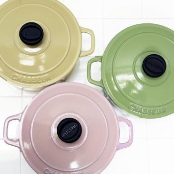 シャスール（CHASSEUR） サービングキャセロール 24cm ピスタチオ シャスール（CHASSEUR） サービングキャセロール 24cm ピスタチオ