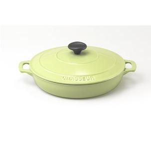 シャスール（CHASSEUR） サービングキャセロール 24cm ピスタチオ シャスール（CHASSEUR）サービングキャセロール（ピスタチオ