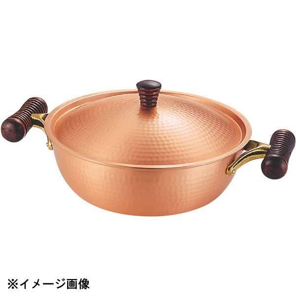 新光金属 銅楽 まごころ浅型鍋 24cm MD-0105 009134