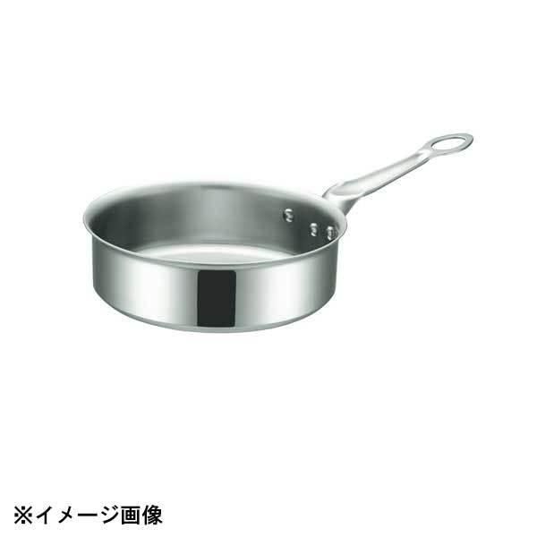 本間製作所 IHマエストロ 3層鋼クラッドソテーパン 21cm(2.3L) 本体 012301