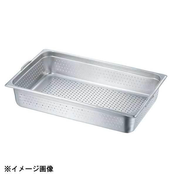 本間製作所 KO 18-8 ホテルパン2フック付 穴明 1/1×65 032231