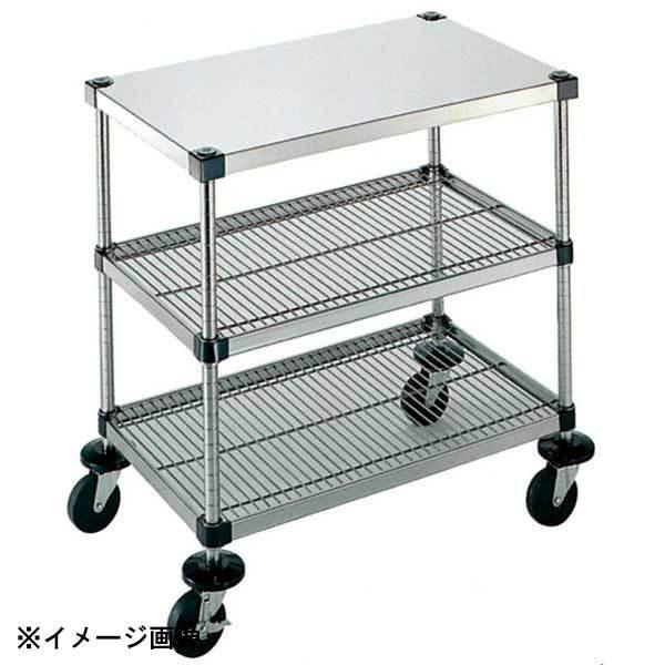 本間冬治工業 弁慶シェルフワゴン 3段 4-3-B-2M-7 143320