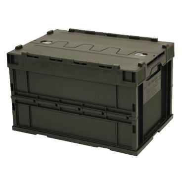 セキスイ 折りたたみコンテナ OC-50LOD 自衛隊向けODカラー : スタイル
