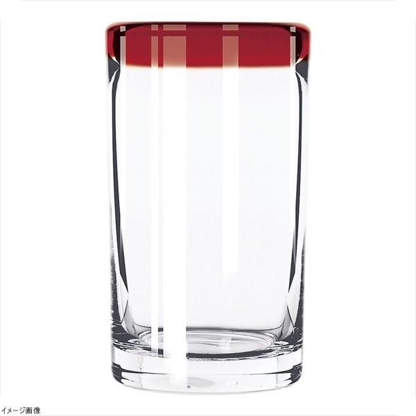 リビー アルバ 冷房装置（６ヶ入） No.９２３０３Ｒ赤いこと タンブラー-キッチン、日用品、文具