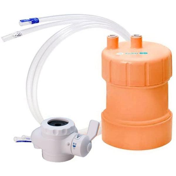17+2物質除去で2年使える!!】浄水器（オレンジ） purifree