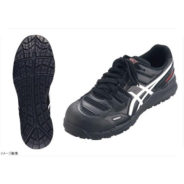 asics アシックス　ウィンジョブ CP103 （安全靴） ブラック/ホワイト アシックス ウィンジョブ安全靴CP103 BK×ホワイト 25．5cm