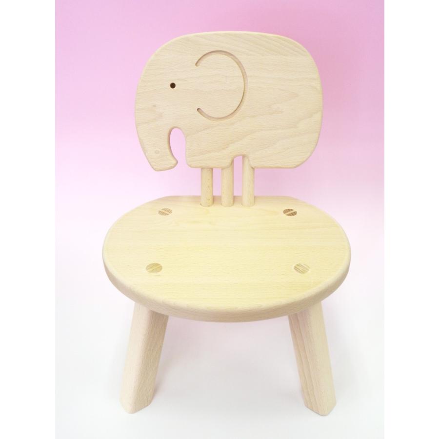 木のおもちゃ 子供椅子ひじ掛無（ぞう）ゾウさん : スタイルキッチン
