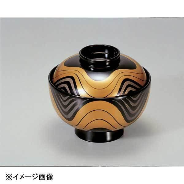 若泉漆器 京仙才吸椀 金銀流水 本漆塗 手描磨蒔絵 1-196-7