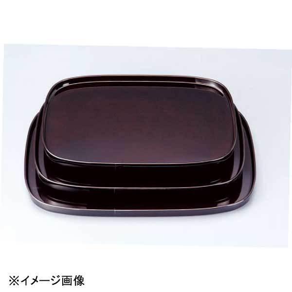 若泉漆器　おもてなし盆　尺4寸　滑止めノンスリップ加工　10個セット　赤茶トレー 若泉漆器 新小判盆 総溜塗NS 尺4寸 B-10-62 : スタイルキッチン - 通販