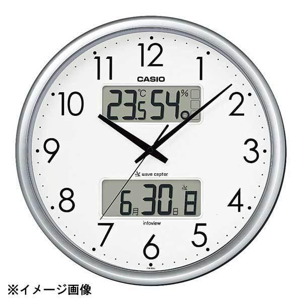 カシオ 温湿度計付電波時計 ITM-650J-8JF