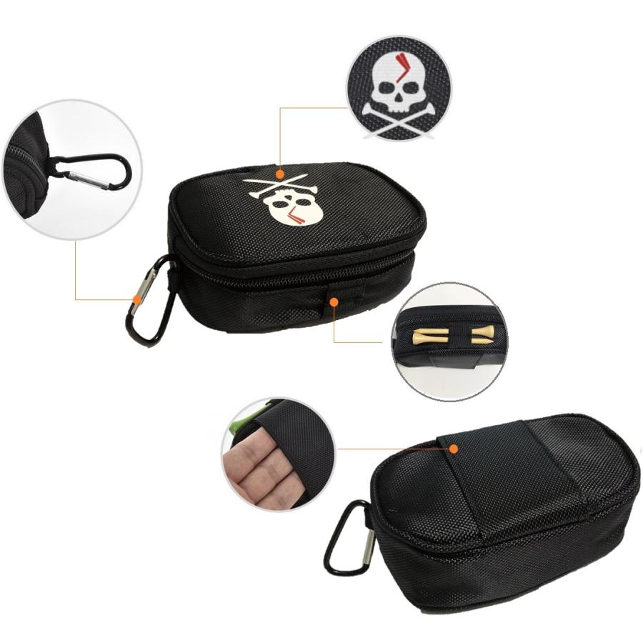 ゴルフボールケース ゴルフボールポーチ 【ゴルフボール5個収納