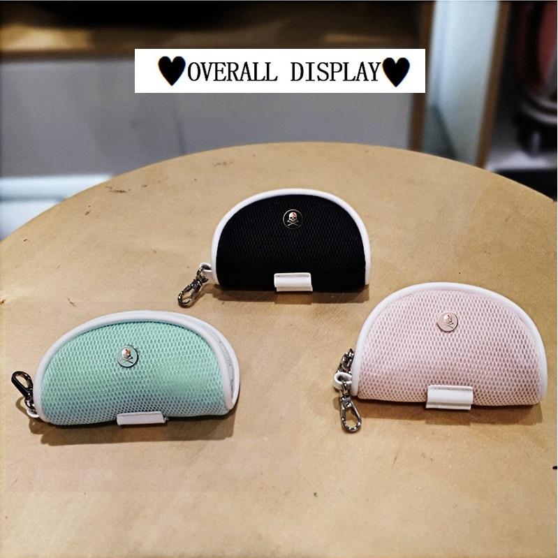 ゴルフボールポーチ ゴルフボールケース 【ゴルフボール2個収納可能