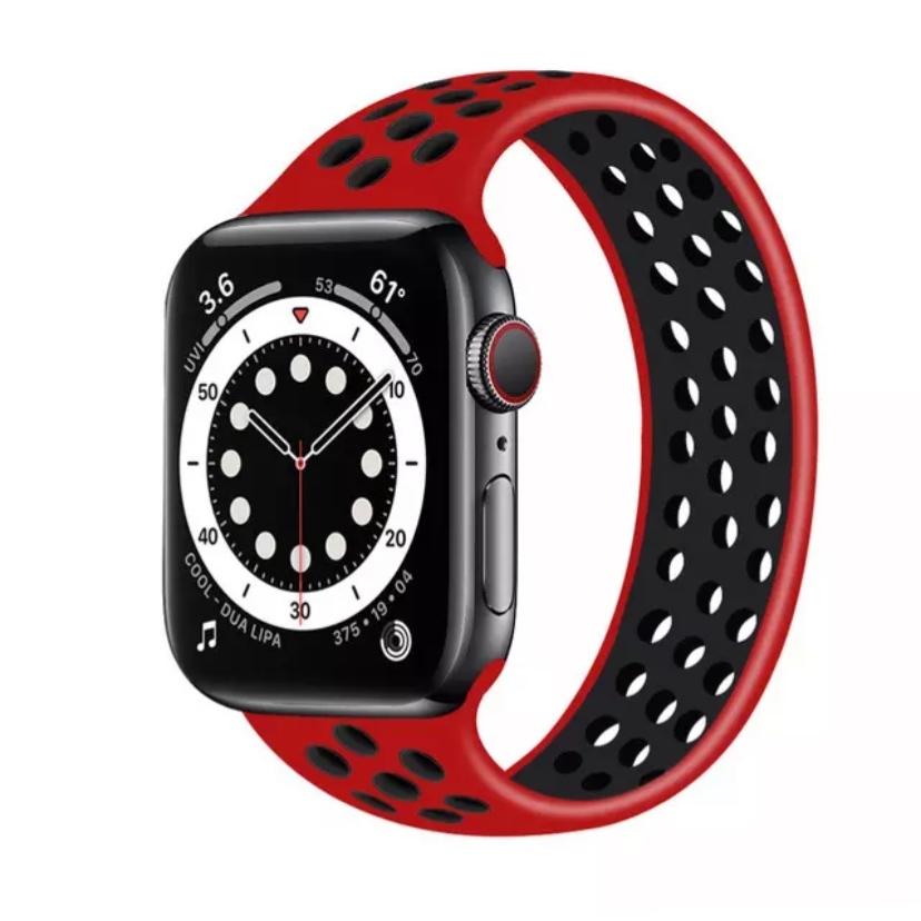 アップルウォッチ バンド ソロループ スポーツバンド ベルト 穴 Apple 
