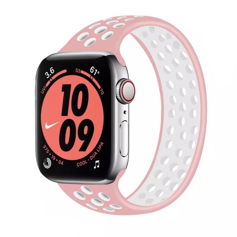 アップルウォッチ バンド ソロループ スポーツバンド ベルト 穴 Apple 