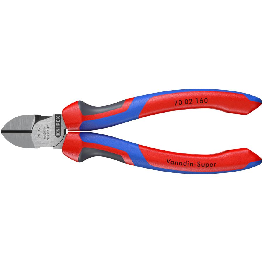 KNIPEX クニペックス 斜ニッパー 全長160mm コンフォートハンドル 7002