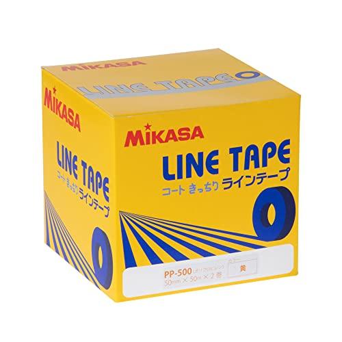 ミカサ(MIKASA) ラインテープ 黄 ポリプロピレン (伸びないタイプ) 幅50mm×50ｍ×2巻入 PP-500 Y｜laconc21｜02