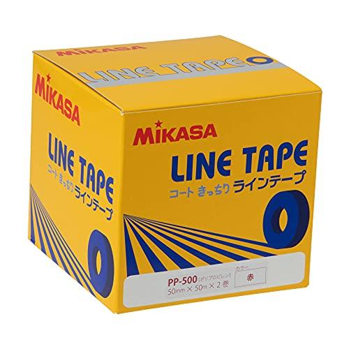ミカサ(MIKASA) ラインテープ 赤 ポリプロピレン (伸びないタイプ) 幅50mm×20ｍ×5巻入 PP-50 R｜laconc21｜02