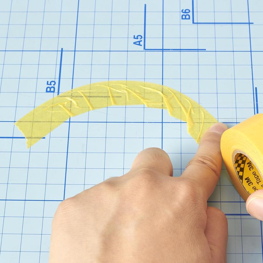 3M マスキングテープ 243J Plus 50mm×18M【箱売り】20巻 (2巻×10パック