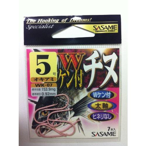 ささめ針(SASAME) WK-07Wケン付チヌ(オキアミ) 5 : ショップ