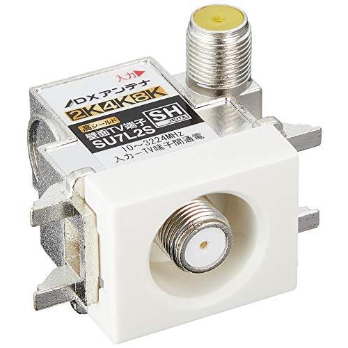 DXアンテナ 壁面TV端子 【2K 4K 8K 対応】 ノイズに強いダイキャスト