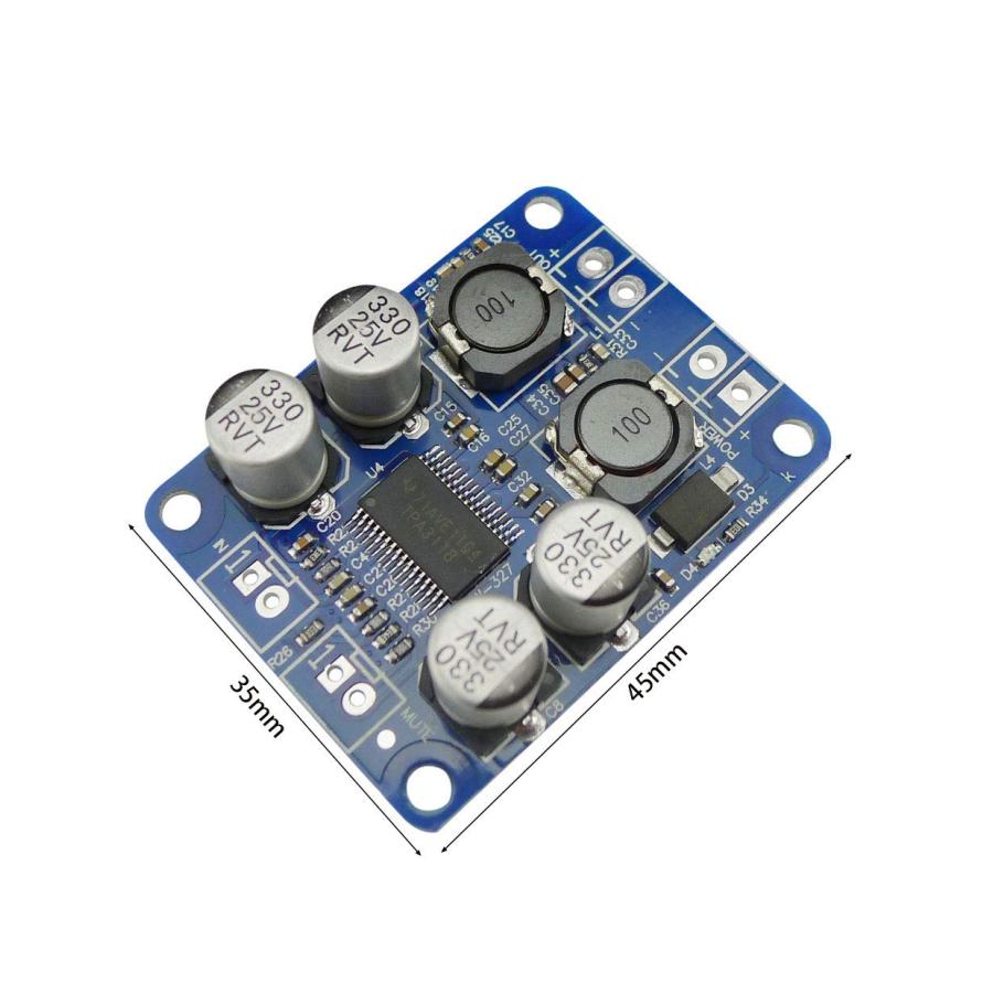 KKHMF TPA3118 PBTLモノラルデジタルアンプボードモジュール1x60W