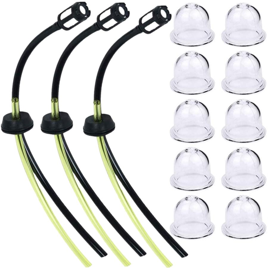 13個セット 草刈払機燃料ホース3個 プライマリーポンプ10個 差し替え グロメット 燃料フィルター付 刈払機 パッツ の商品画像