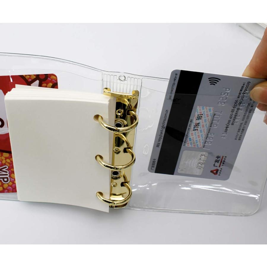 ドナリー］ミニシステム手帳 3穴バインダー 韓国手帳 トレカ