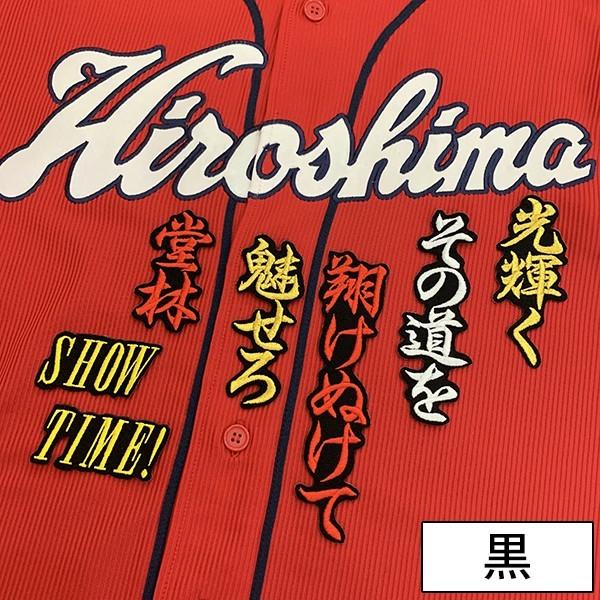 メール便送料無料】納期注意【広島カープ 刺繍ワッペン 堂林 応援歌