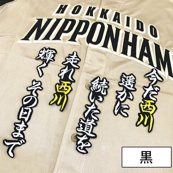 メール便送料無料】納期注意【日本ハムファイターズ 刺繍ワッペン 西川