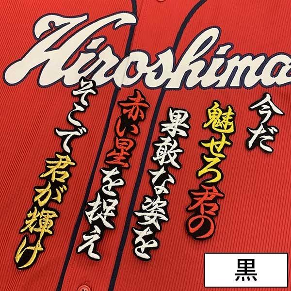 メール便送料無料】納期注意【広島カープ 刺繍ワッペン 赤松 応援歌