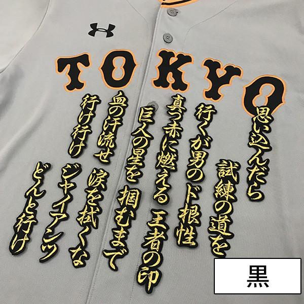 【【メール便送料無料】納期注意【読売ジャイアンツ 刺繍ワッペン 巨人の星 応援歌】ユニフォーム/読売巨人軍/Giants/刺繍/刺しゅう/ワッペン/ 【SG】|laconquete-2|02