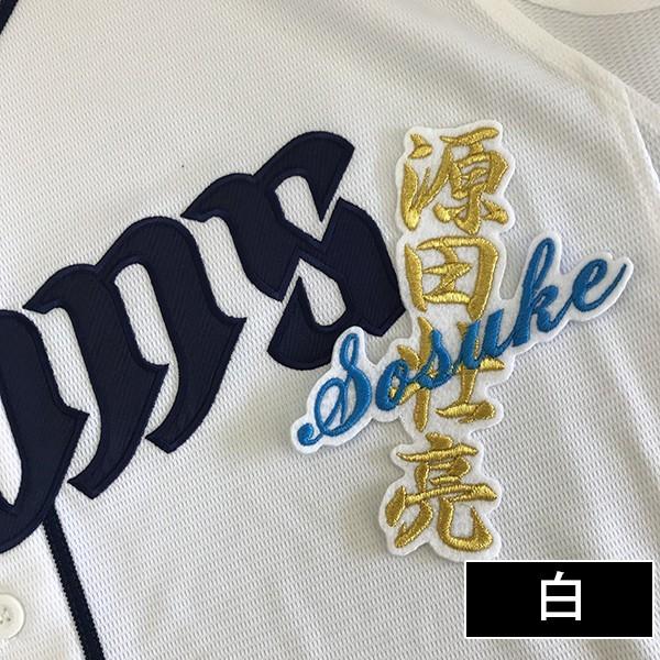 メール便送料無料】納期注意【西武ライオンズ 刺繍ワッペン 源田