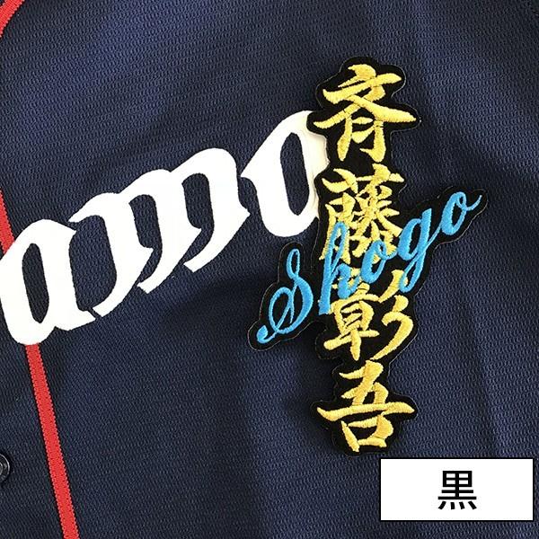メール便送料無料】納期注意【西武ライオンズ 刺繍ワッペン 斉藤 