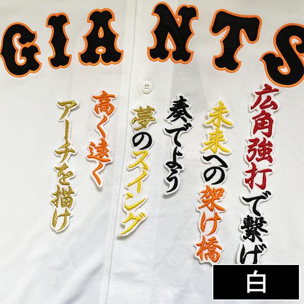メール便送料無料【読売ジャイアンツ 刺繍ワッペン 廣岡 応援歌】廣岡