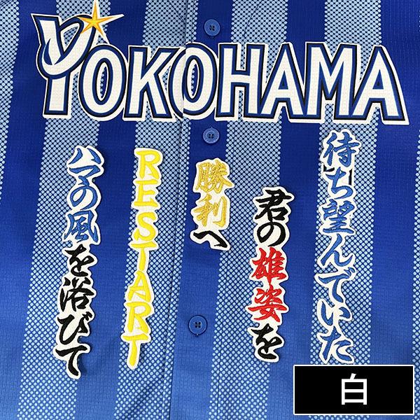 メール便送料無料】横浜 DeNA ベイスターズ 刺繍ワッペン 森 応援歌
