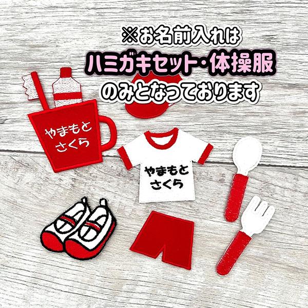 入園 入学準備セット 名入れ アイロン接着 刺しゅうワッペン】体操服