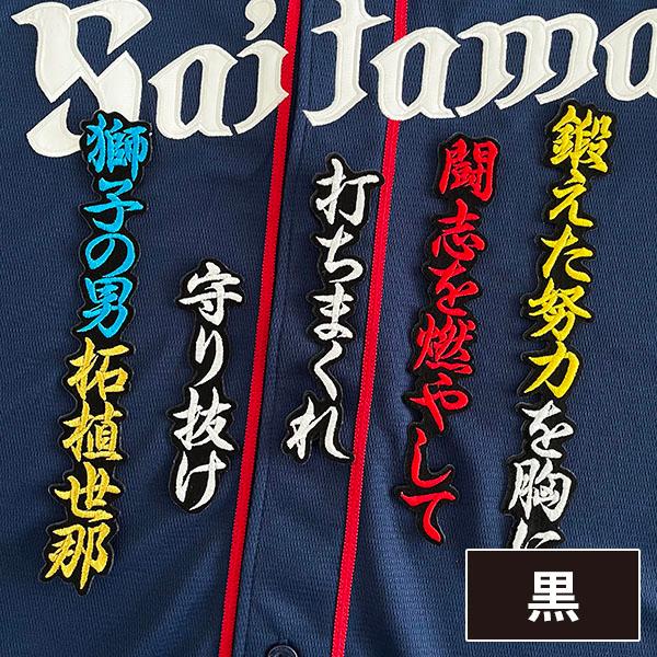 メール便送料無料】埼玉 西武 ライオンズ 刺繍ワッペン 柘植 応援歌