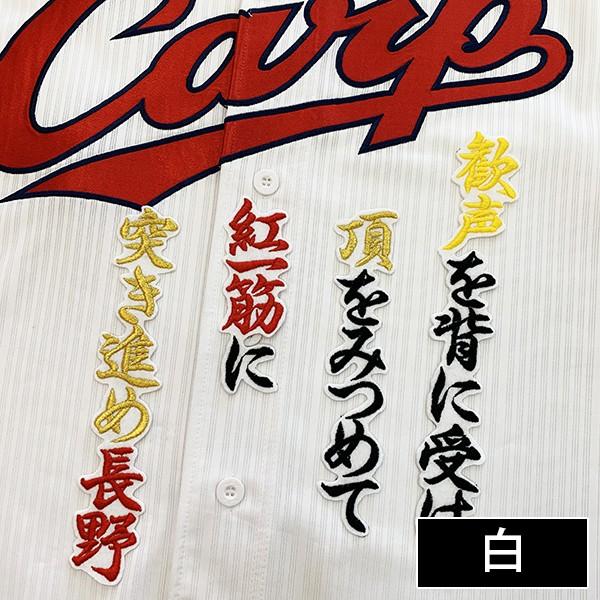 メール便送料無料】納期注意【広島カープ 刺繍ワッペン長野 応援歌 新
