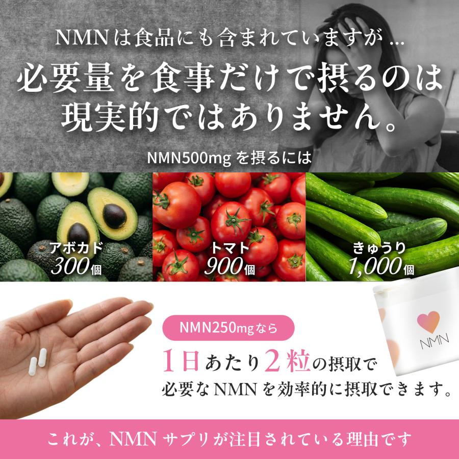 NMN 極小カプセル 完全無添加 純度99.9% 国内製造 耐胃酸植物性