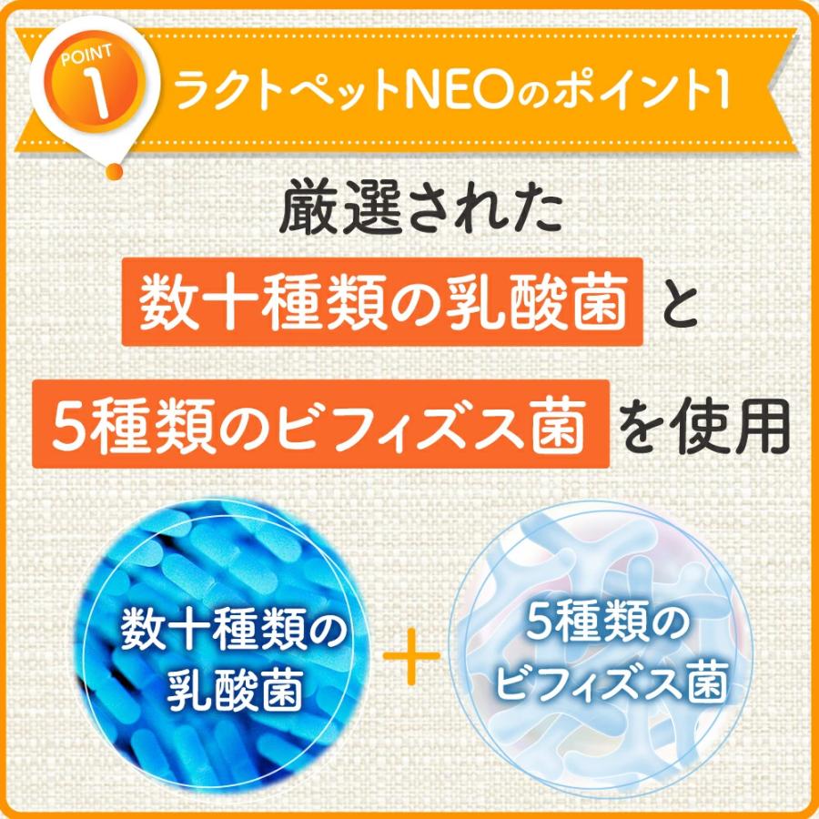 犬 猫 ペットサプリ 乳酸菌 ビフィズス菌 発酵食品 国産 オーガニック 有機栽培 大豆 天然水 ラクトペットNEO 25日分 |  | 04