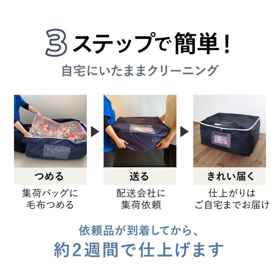【新規LINE登録で12%OFFクーポンGET！】毛布 クリーニング保管 1枚 丸洗い 送料無料の画像